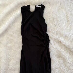 MNG Womans Long Black Dress